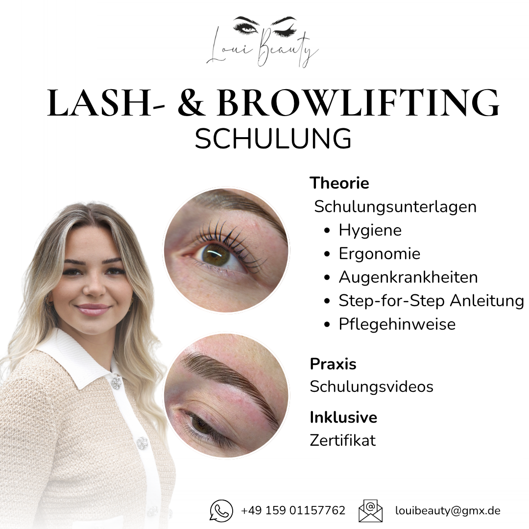 Lash-& Brow-Lifting Online-Schulung