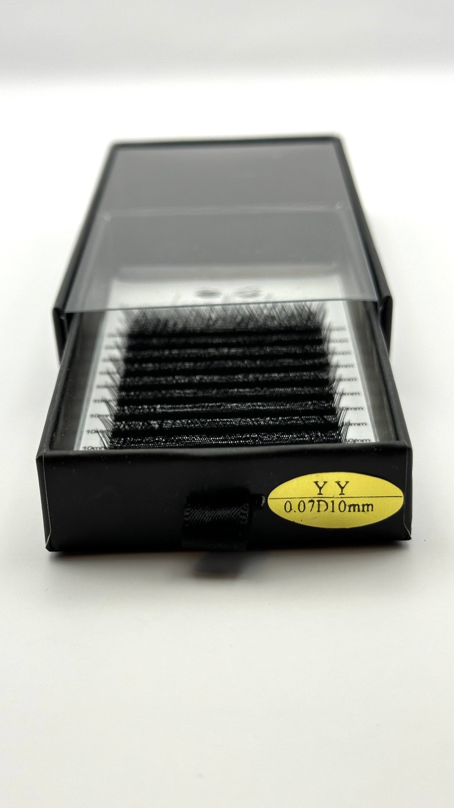 Speed Fan premade YY-Volumen 0.07 D-Curl Wimpern 10mm - Mattschwarz