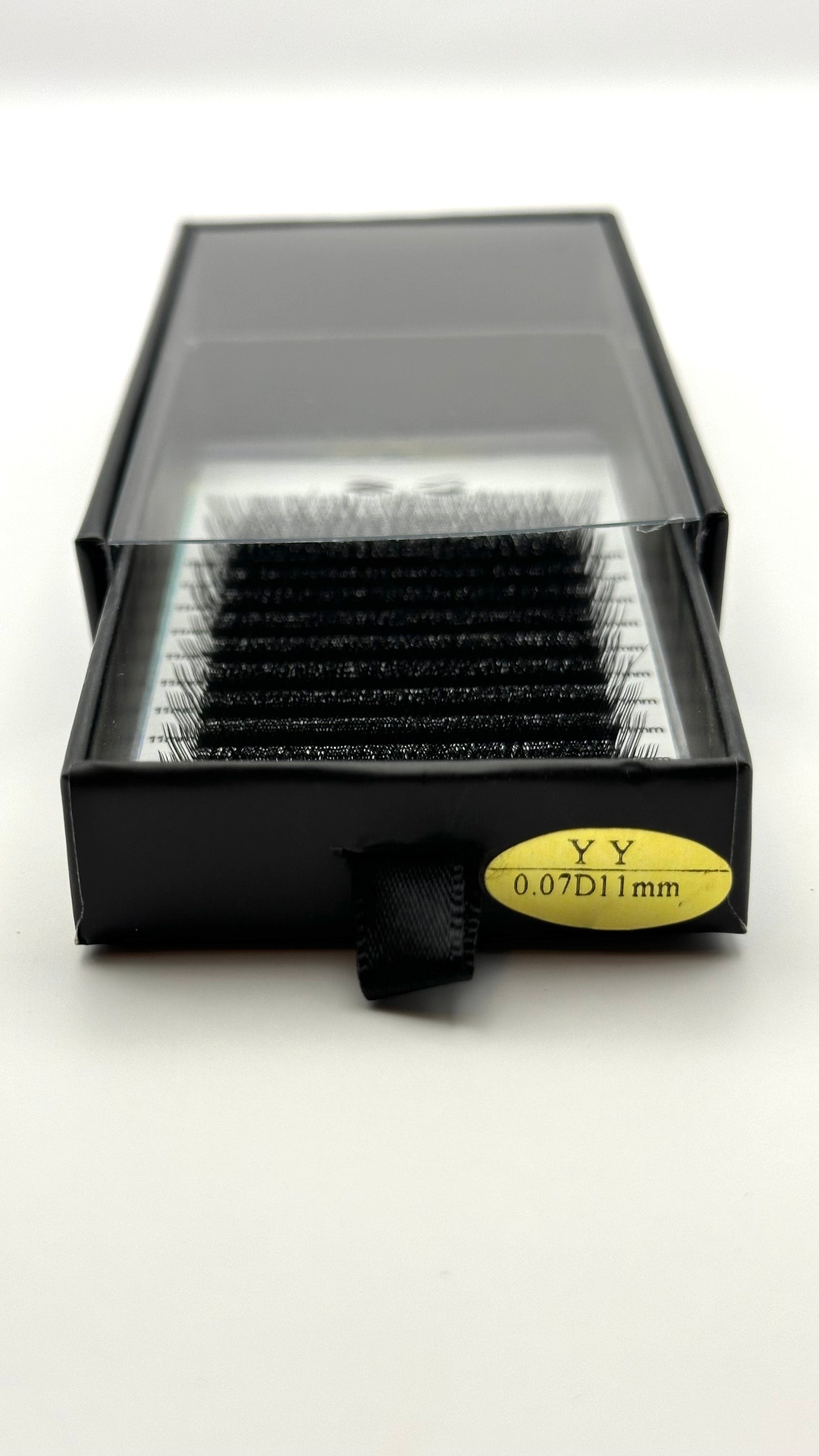 Speed Fan premade YY-Volumen 0.07 D-Curl Wimpern 11mm - Mattschwarz
