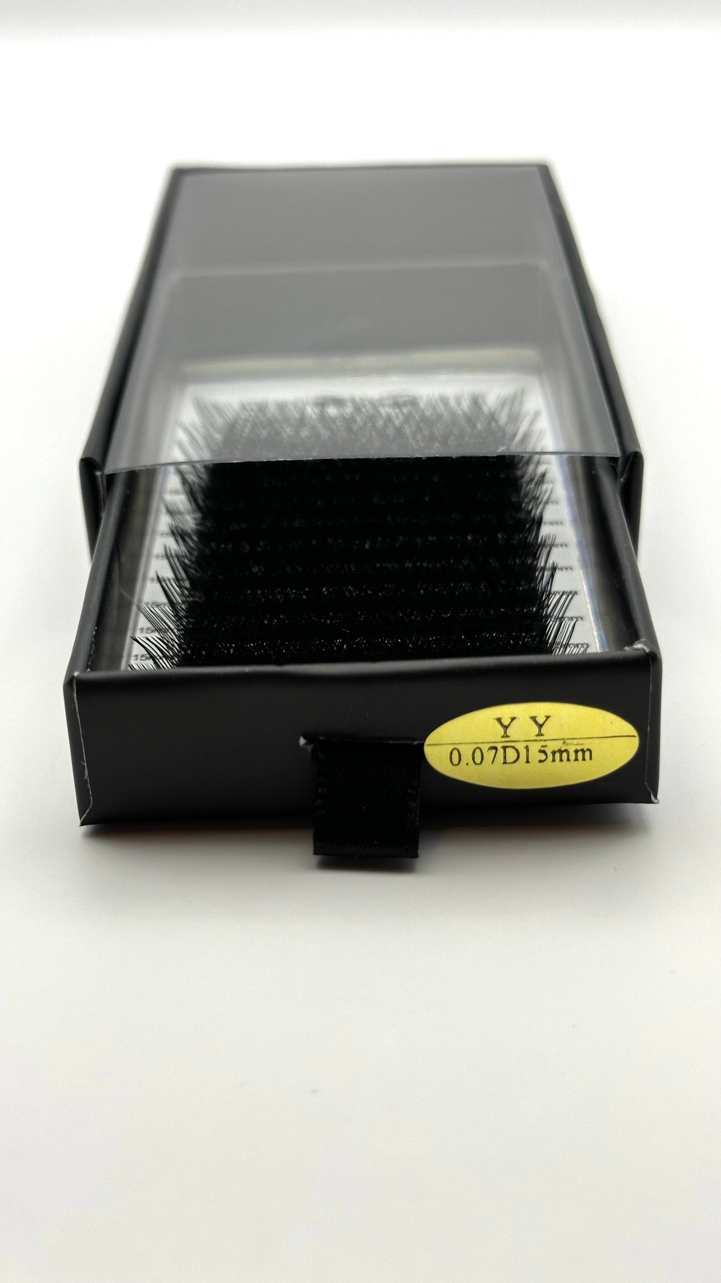 Speed Fan premade YY-Volumen 0.07 D-Curl Wimpern 15mm - Mattschwarz